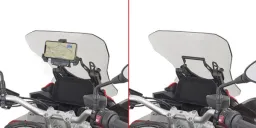 Querstange zur Montage am Windschild für S902A, S920M, S920L und Navigation-/Smartphone Halter