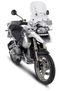 Airflow Windschild transparent, 420 - 540 mm hoch, 540 mm breit für BMW R 1200 GS (04-12)