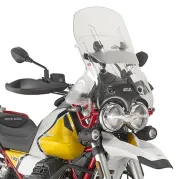 Airflow Windschild- transparent - max. 650x500 mm (HxB) - mit ABE - für Moto Guzzi V85 TT (19-23)