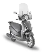 Windschild transparent, >345x655 mm (HxB) für Yamaha D elight 125 (21-25), ABE 38665