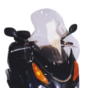 Windschild transparent, >625 mm hoch, 530 mm breit für Suzuki UH125-150 Burgman (02-06), mit ABE
