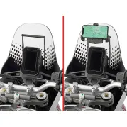 Querstange zur Montage am Windschild, für versch. Honda und Ducati Modelle (s. unten)