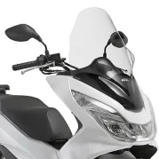 Windschild transparent, 630 mm hoch, 435 mm breit mit ABE, für verschiedene Honda Modelle (s. unten)