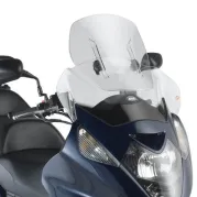 Airflow Windschild transparent, 450-570 mm hoch, 590 mm breit für Honda Modelle (s. unten)