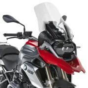 Windschild transparent, 550 mm hoch, 445 mm breit für verschiedene BMW Modelle (s. unten) mit ABE