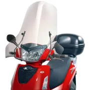 Windschild transparent, 640 mm hoch, 710 mm breit für Kymco People S 50-125-200 (05-15), mit ABE