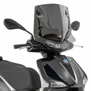 Windschild - getönt - 260x415mm (HxB), für Piaggio LIBERTY 50-125-150 (25-26), ABE in Vorb.