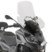 Windschild - transparent, ABE in Vorbereitung, 675 x 700 mm (HxB) - für Piaggio MP3 310 (25-26)