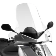 Windschild transparent, >550 mm hoch, 725 mm breit für Honda Pantheon 125-150 (03-08), mit ABE