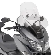 Airflow Windschild transparent, 650-770 x 670 mm (HxB), für Suzuki Burgman 400 (17-26)