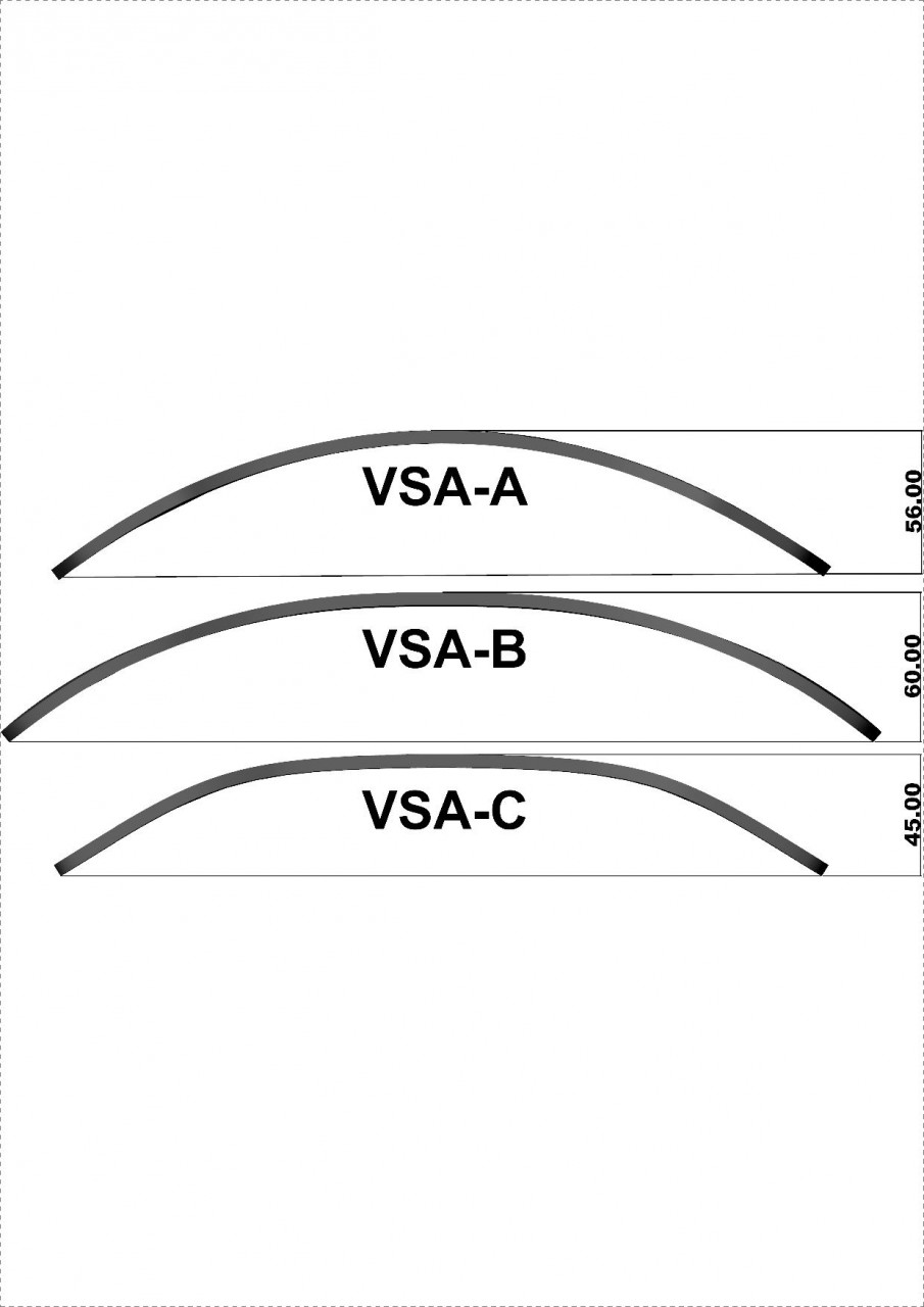 VSA-TYP B (33/22 CM) - Vario-Spoiler--Aufsatz "VSA-B" inkl. Klemme alle Baujahre - Bild 12